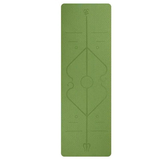 TPE Yoga Mat with Position Line